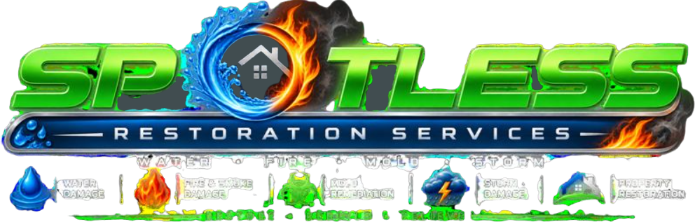 Spotless restoration logo